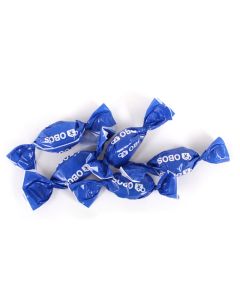 Bringebær lakrisdrops med pulverfyll