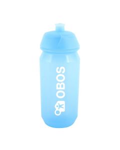Vannflaske 0,5l  blå transparent 